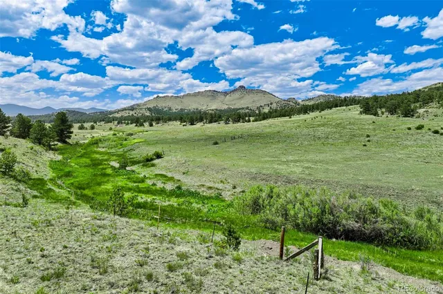 a view of a green field with lots of green space