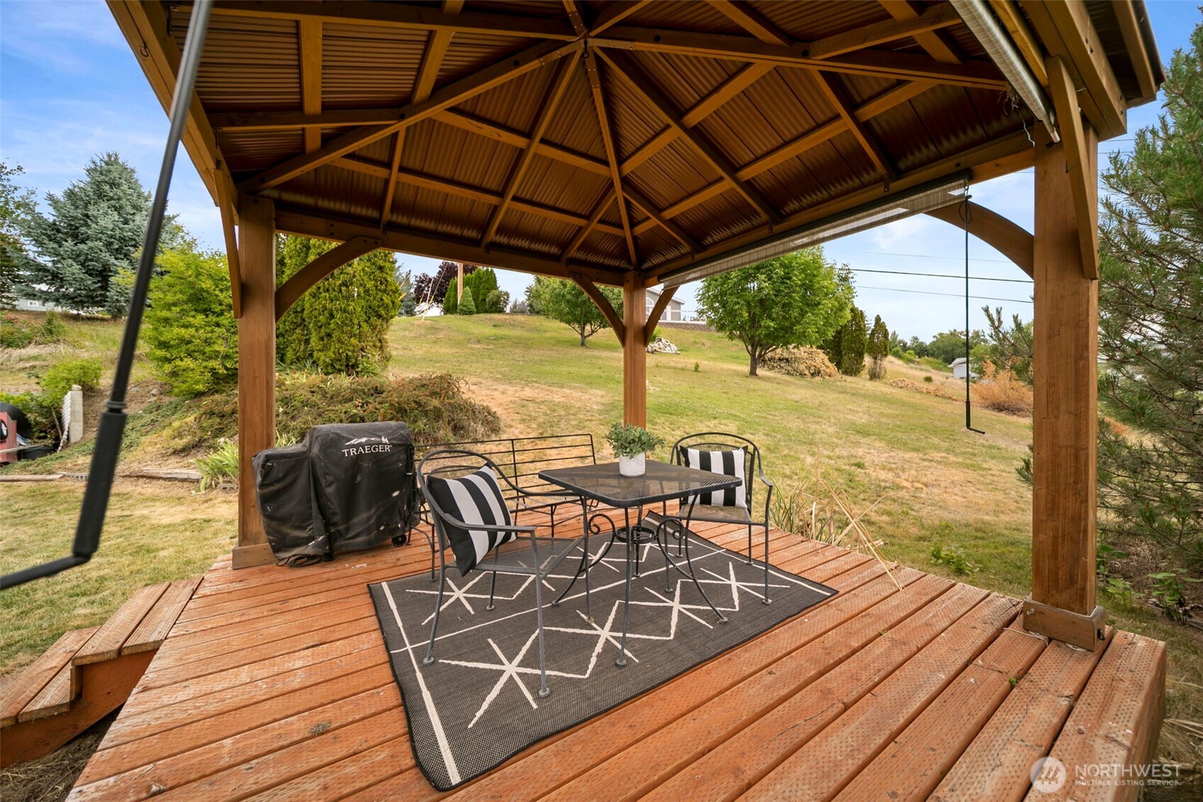 756 Totem Pole Road Manson, WA 98831 - Photo 29 of 39 a view of a ocean from a deck
