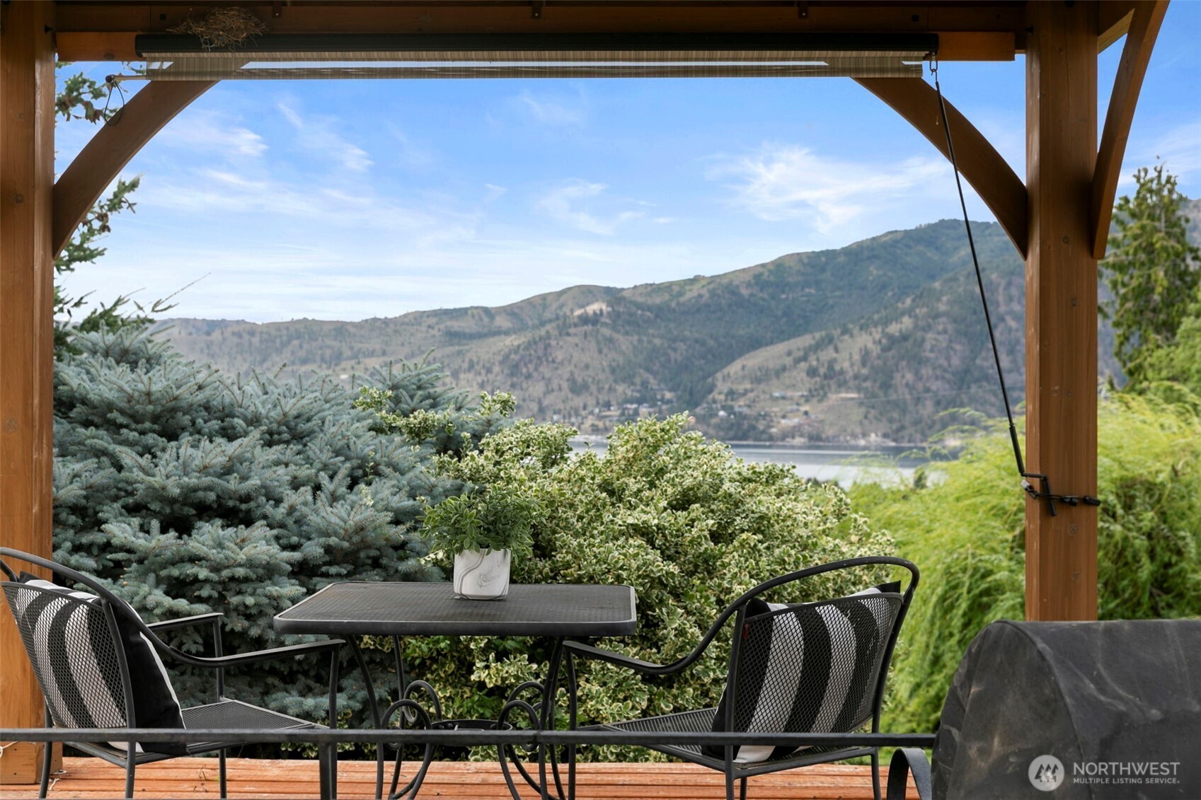 756 Totem Pole Road Manson, WA 98831 - Photo 30 of 39 a view of balcony with furniture