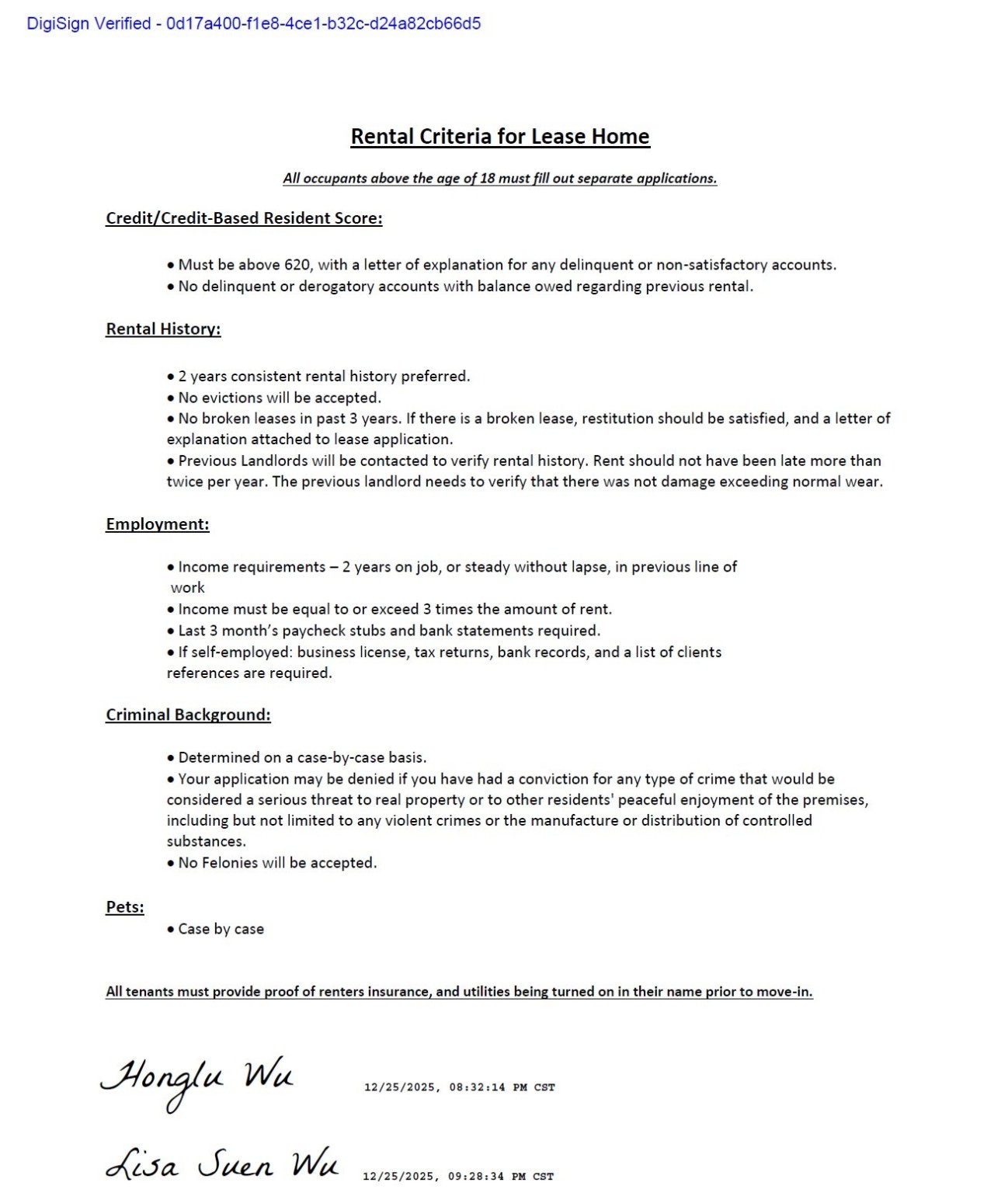 4327 Townes Forest Road Friendswood, TX 77546 - Photo 2 of 10 Rental Criteria