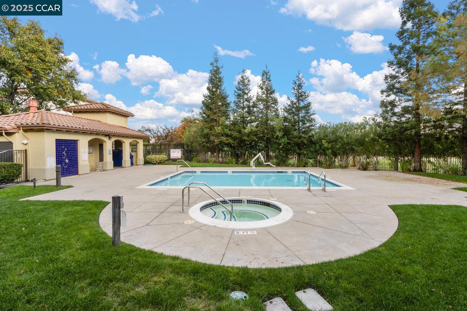 31 Picasso Court Pleasant Hill, CA 94523 - Photo 35 of 36 a view of a house with swimming pool and a yard