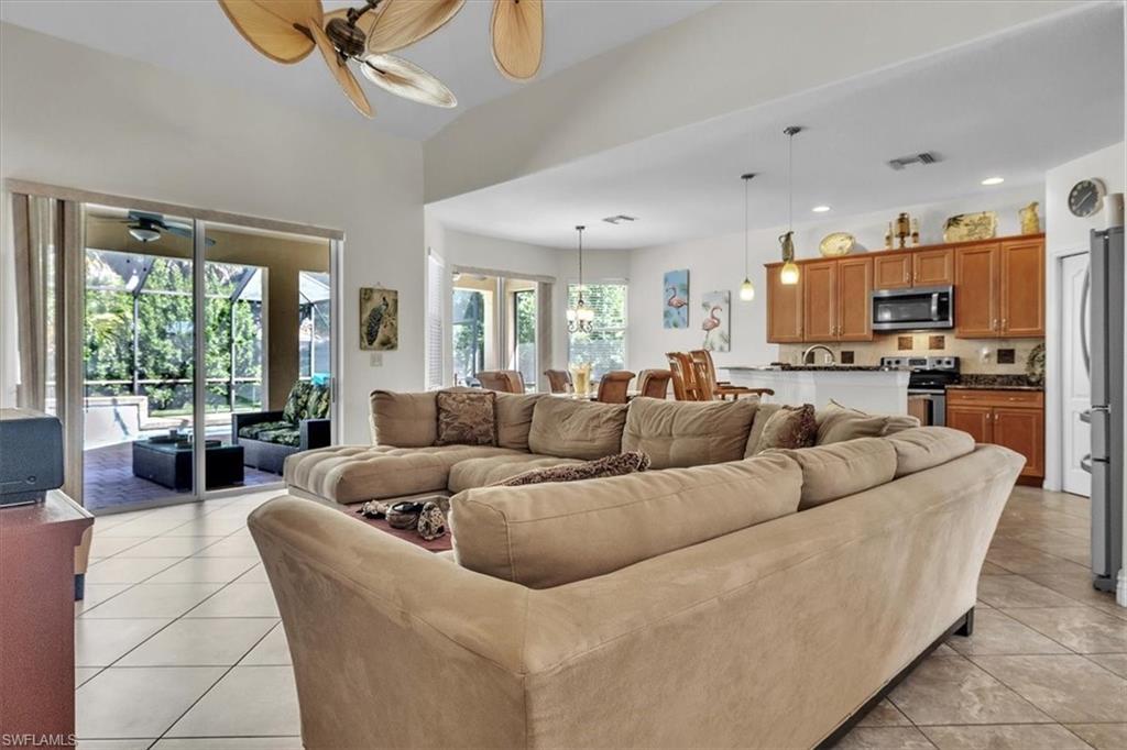12914 Stone Tower Loop Fort Myers, FL 33913 - Photo 10 of 50 a living room with furniture and a large window