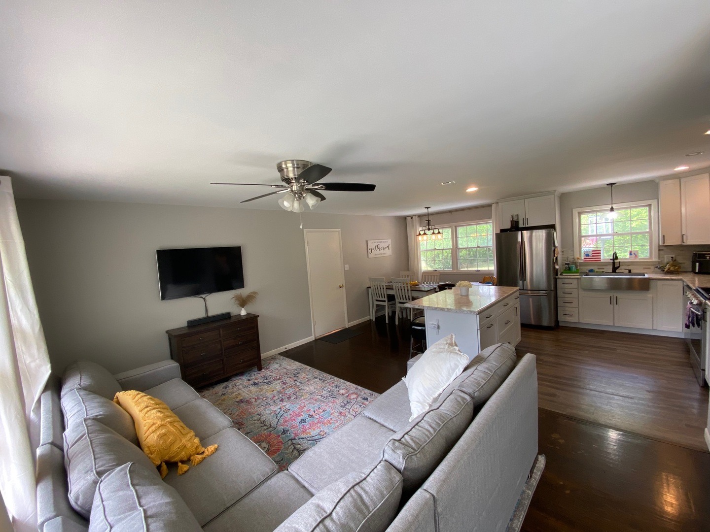 1902 Crescent Drive Champaign, IL 61821 - Photo 3 of 24 a living room with furniture and a flat screen tv