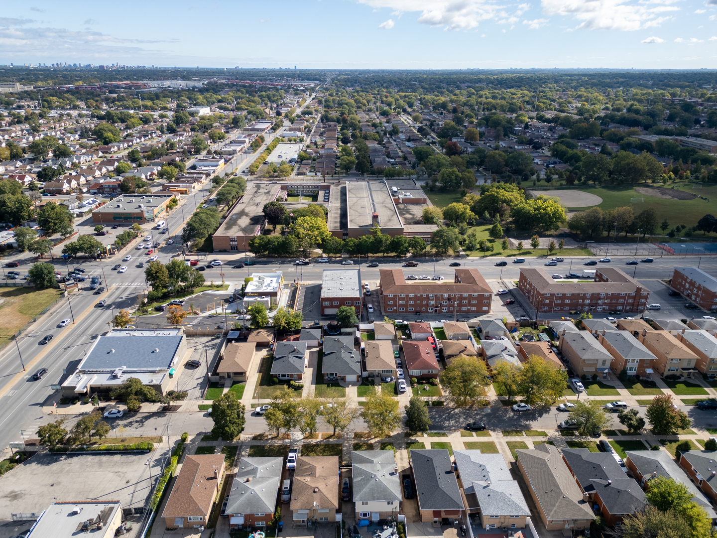 7922 South Pulaski Road Chicago, IL 60652 - Photo 86 of 96 an aerial view of a city