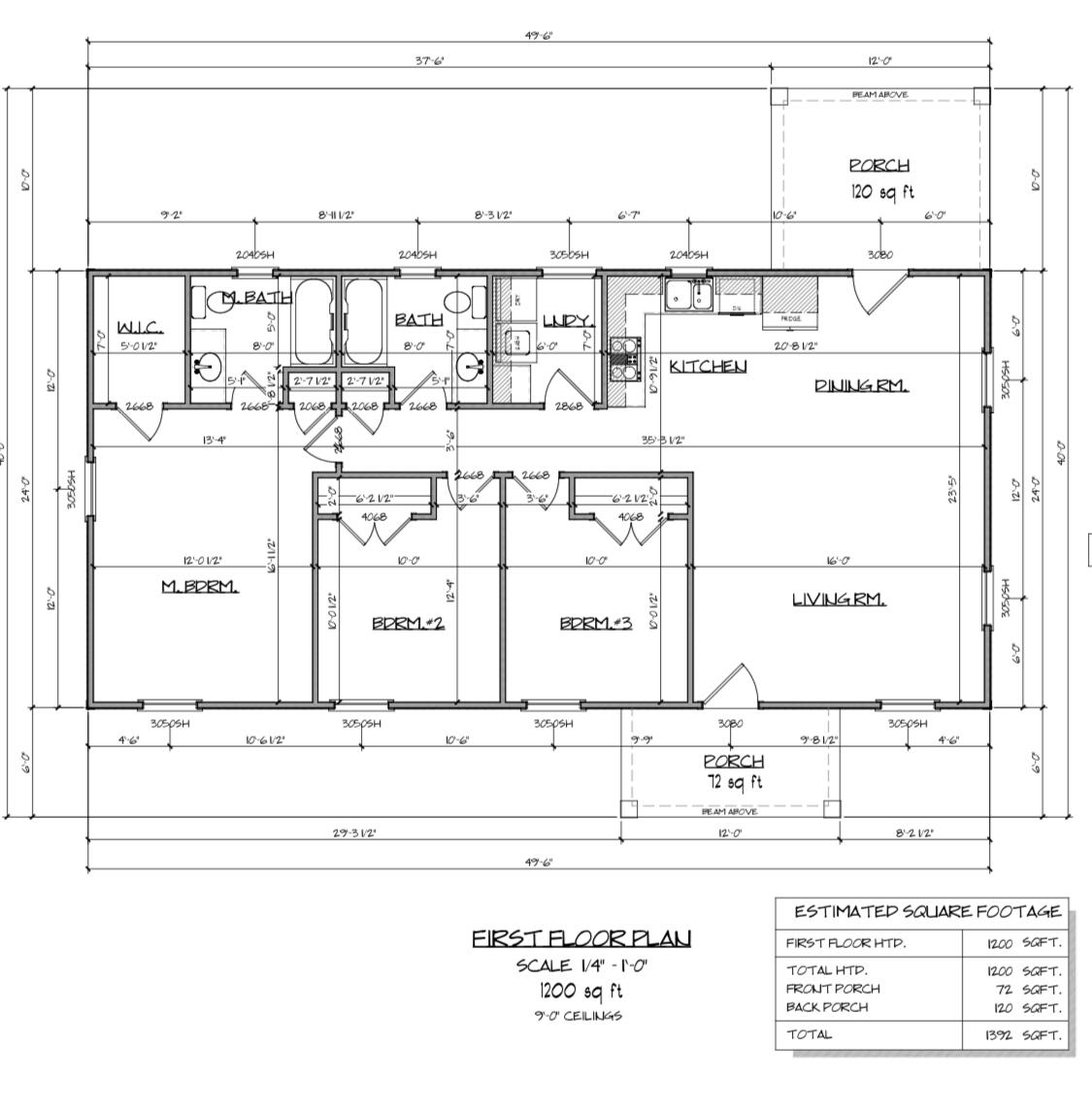 170 Crest Road Edgefield, SC 29824 - Photo 2 of 2 Floor Plan