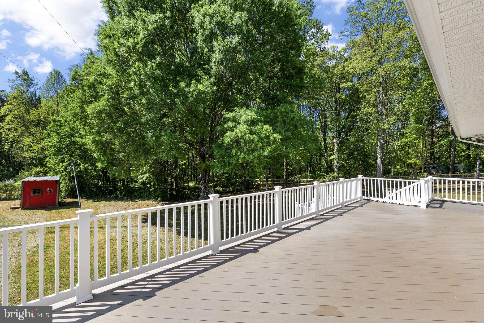 12615 Post Oak Road Spotsylvania, VA 22551 - Photo 46 of 67 Serene deck overlooking lush greenery.