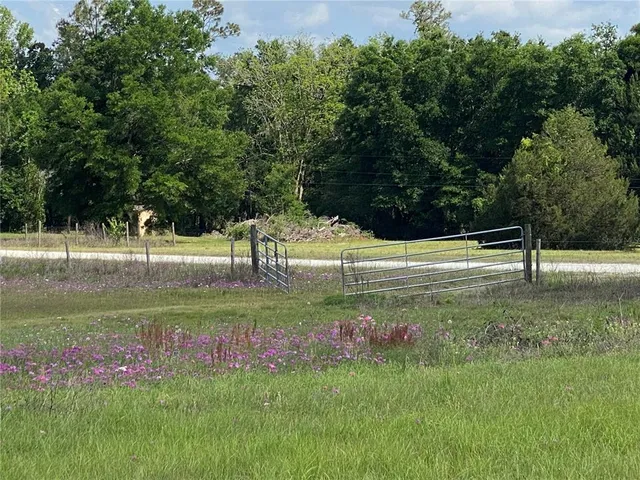 a view of a golf course with a lake