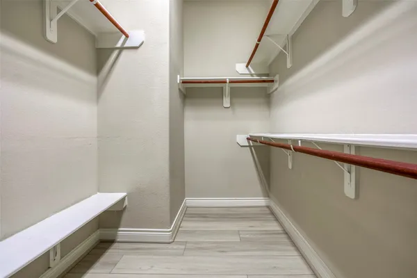 a view of walk in closet
