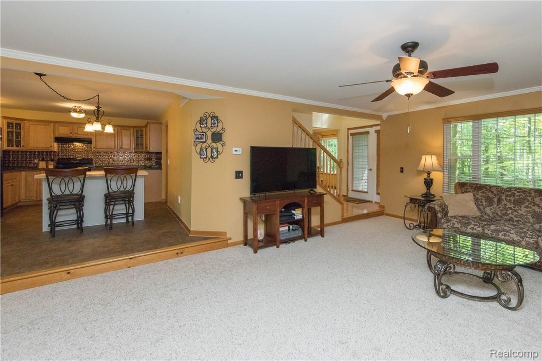 4399 Granger Road Ortonville, MI 48462 - Photo 12 of 37 Great Room is Open to Kitchen