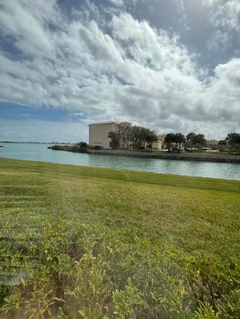a view of an ocean and beach
