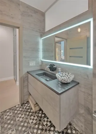 a view of an ocean and beach