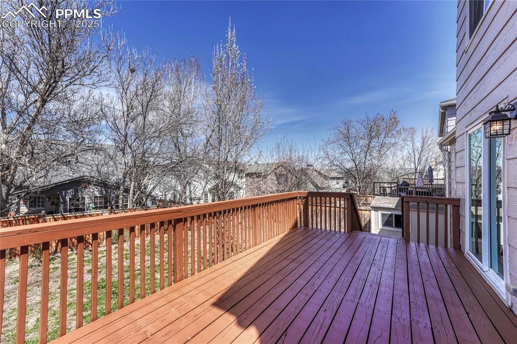 Undisclosed Address Castle Rock, CO 80109 - Photo 3 of 11 a view of balcony with wooden floor and fence