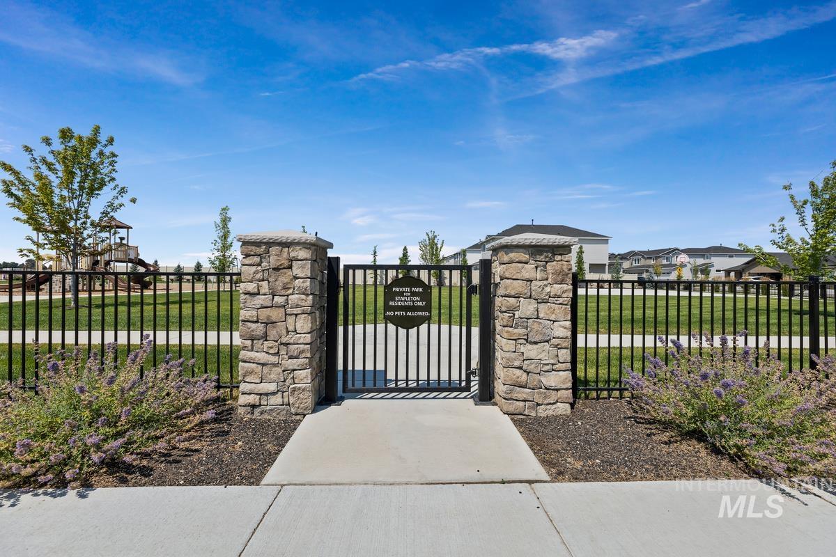 212 East Radiant Ridge Drive Meridian, ID 83642 - Photo 31 of 36 View of gate