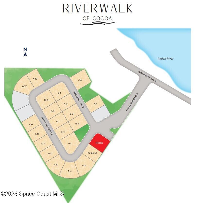 200 First Light Circle Cocoa, FL 32922 - Photo 27 of 34 RIVERWALK SITEMAP