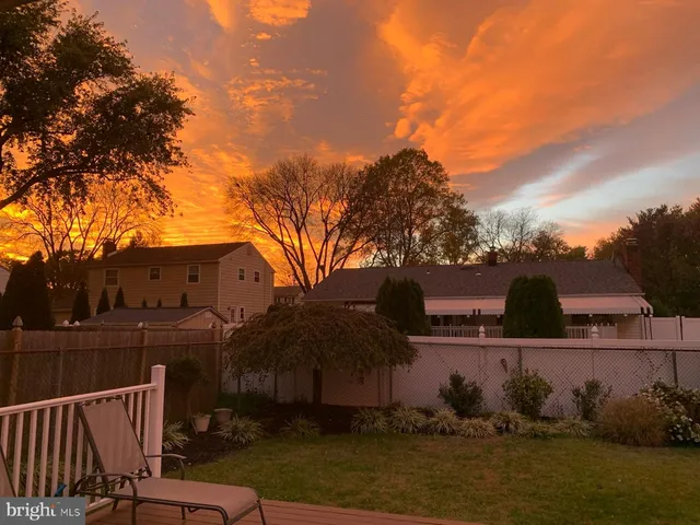 a view of a terrace with a garden
