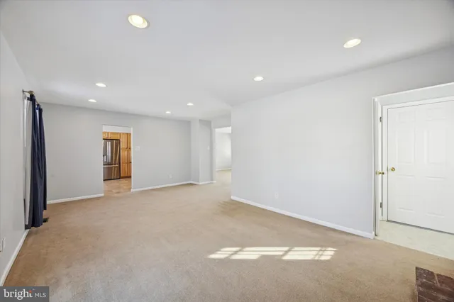 a view of an empty room