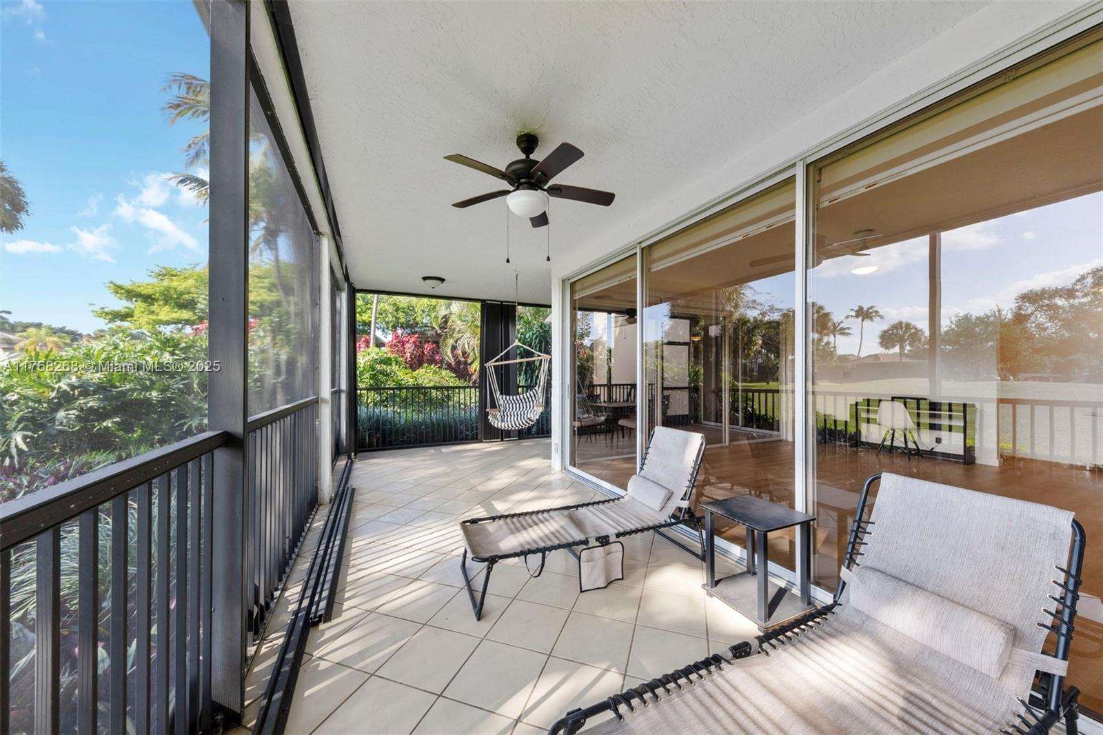 7658 Elm Ridge Drive, Unit 17U Boca Raton, FL 33433 - Photo 35 of 39 PATIO WITH GARDEN VIEW