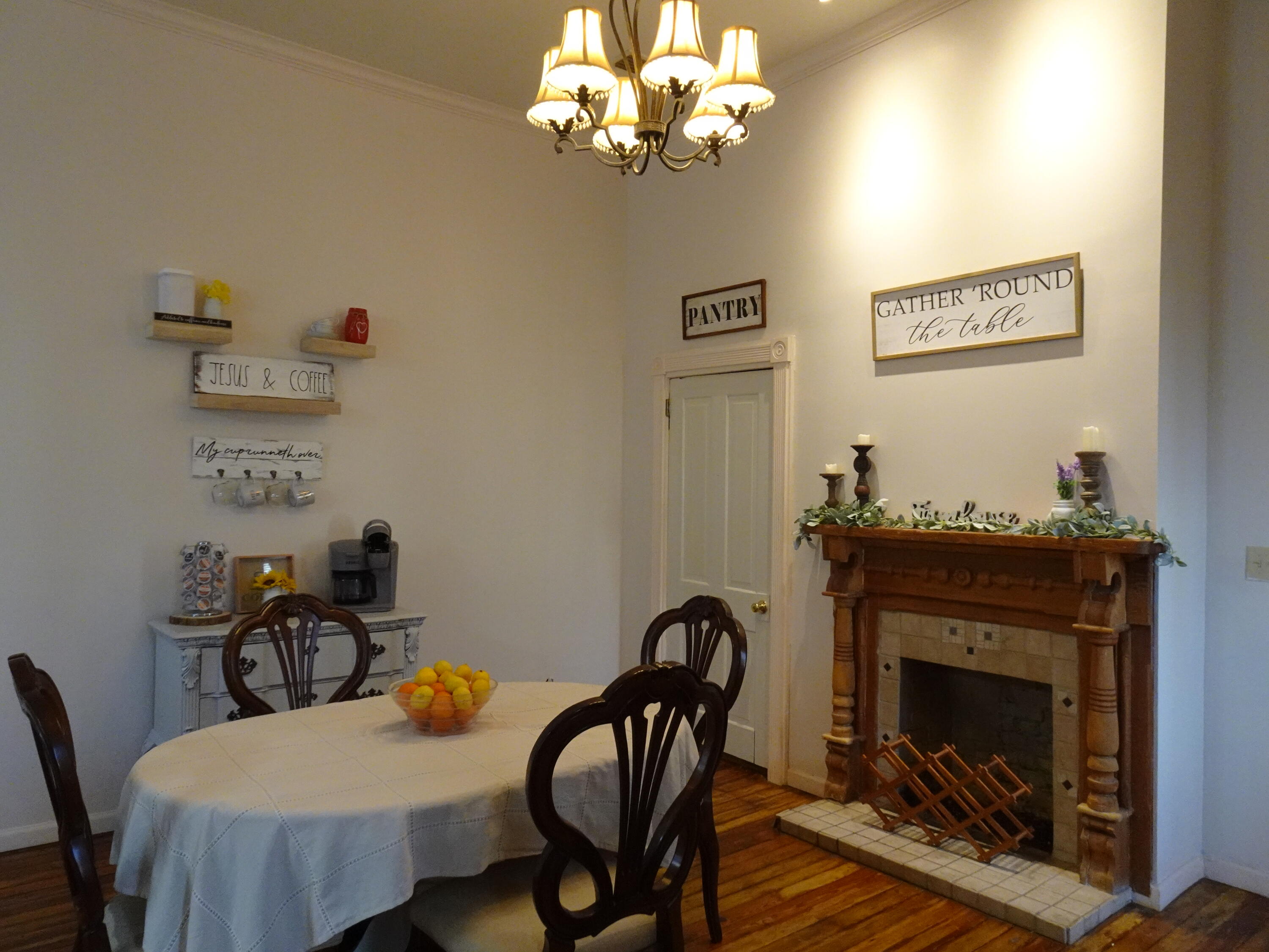 910 5th Street Florala, AL 36442 - Photo 7 of 34 a view of a dining room with furniture and chandelier