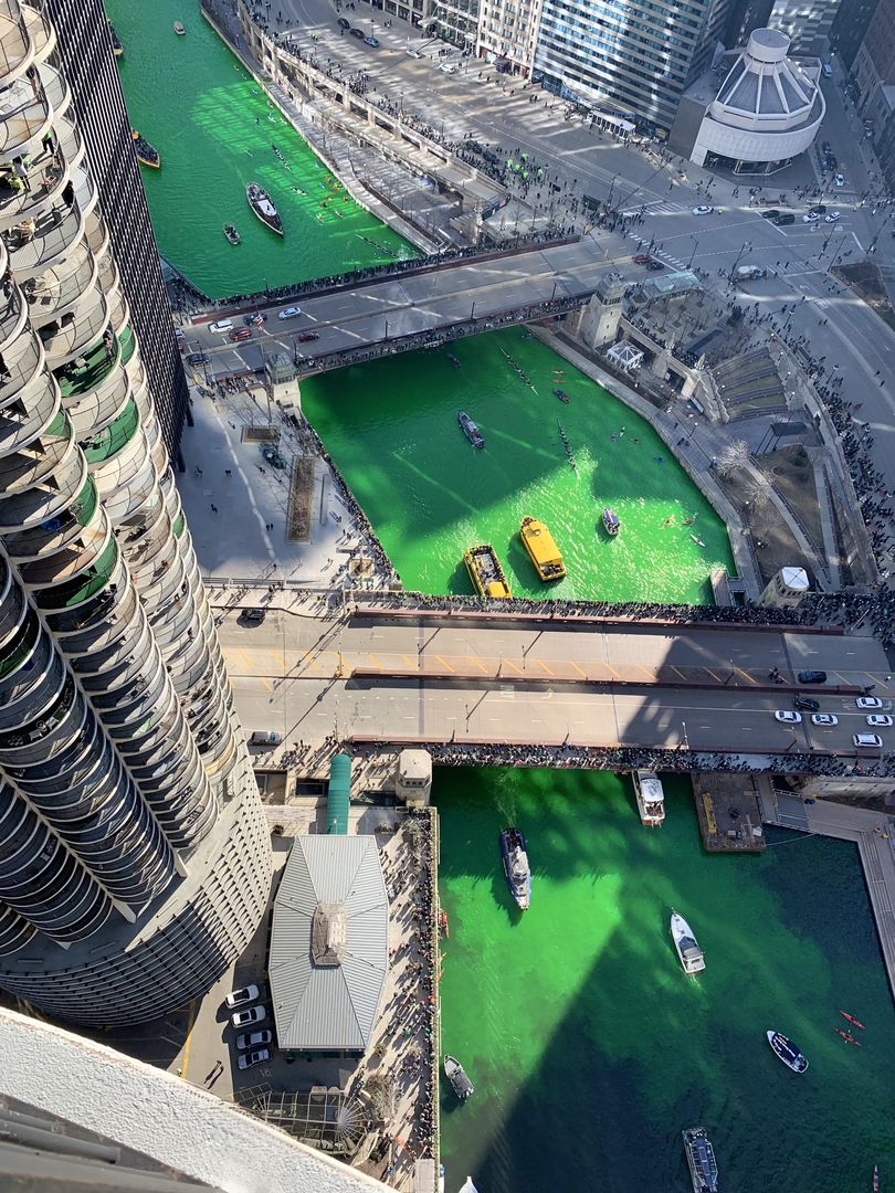 300 North State Street, Unit 5506 Chicago, IL 60654 - Photo 25 of 28 a backyard of a house with lots of green space