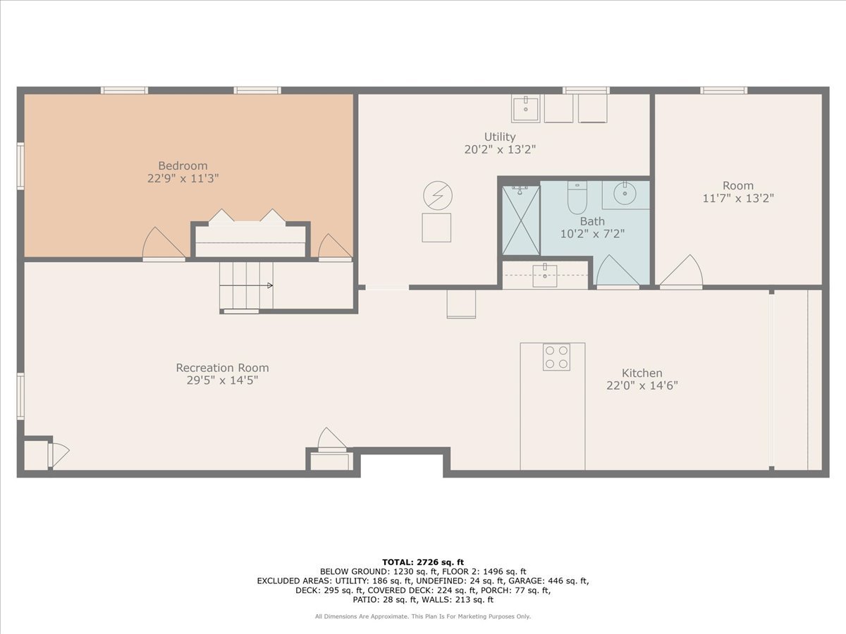 305 Pearl Street Cary, IL 60013 - Photo 24 of 25 a picture of a floor plan