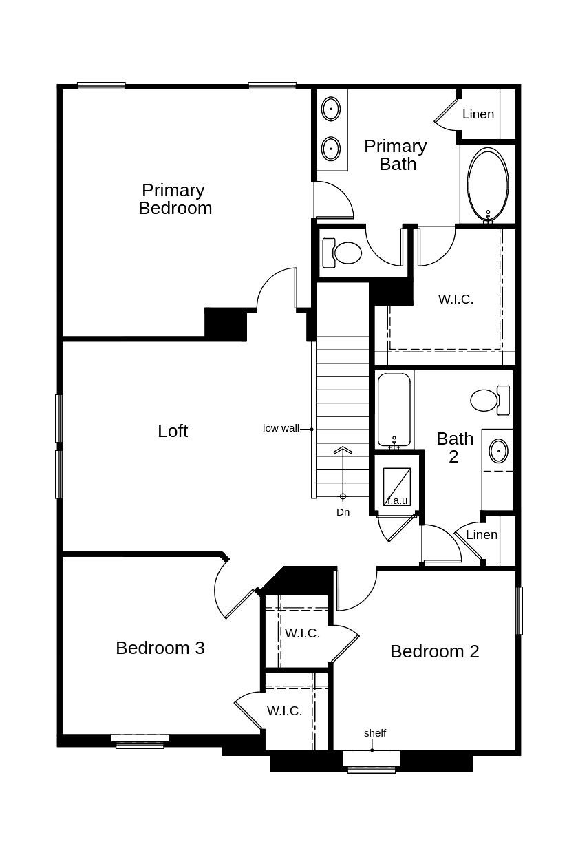 6406 Canby Court Rosharon, TX 77583 - Photo 28 of 28 This floor plan features 3 bedrooms, 2 full baths, 1 half bath and over 2,000 square feet of living space.