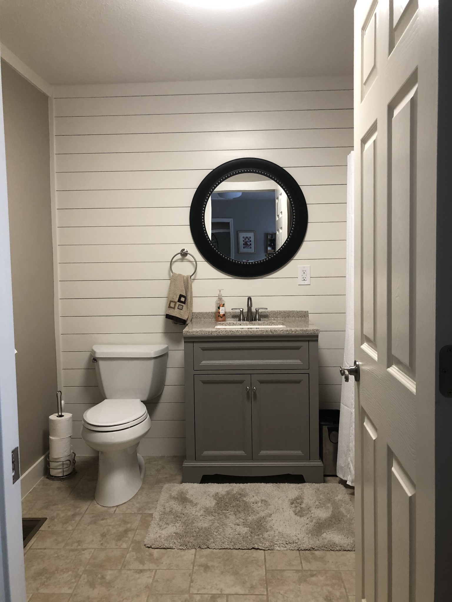 580 Pruett Road Dickson, TN 37055 - Photo 15 of 46 a bathroom with a toilet a sink and a mirror