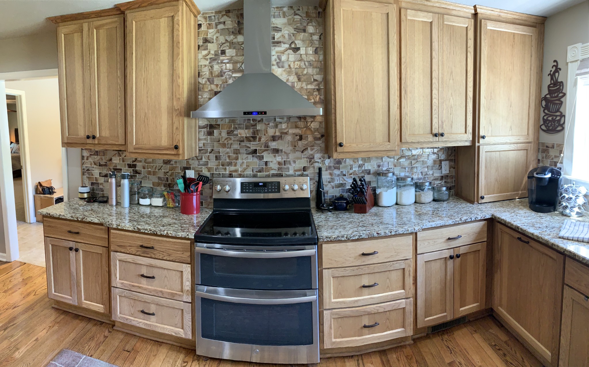 580 Pruett Road Dickson, TN 37055 - Photo 7 of 46 a kitchen with stainless steel appliances granite countertop a stove and cabinets