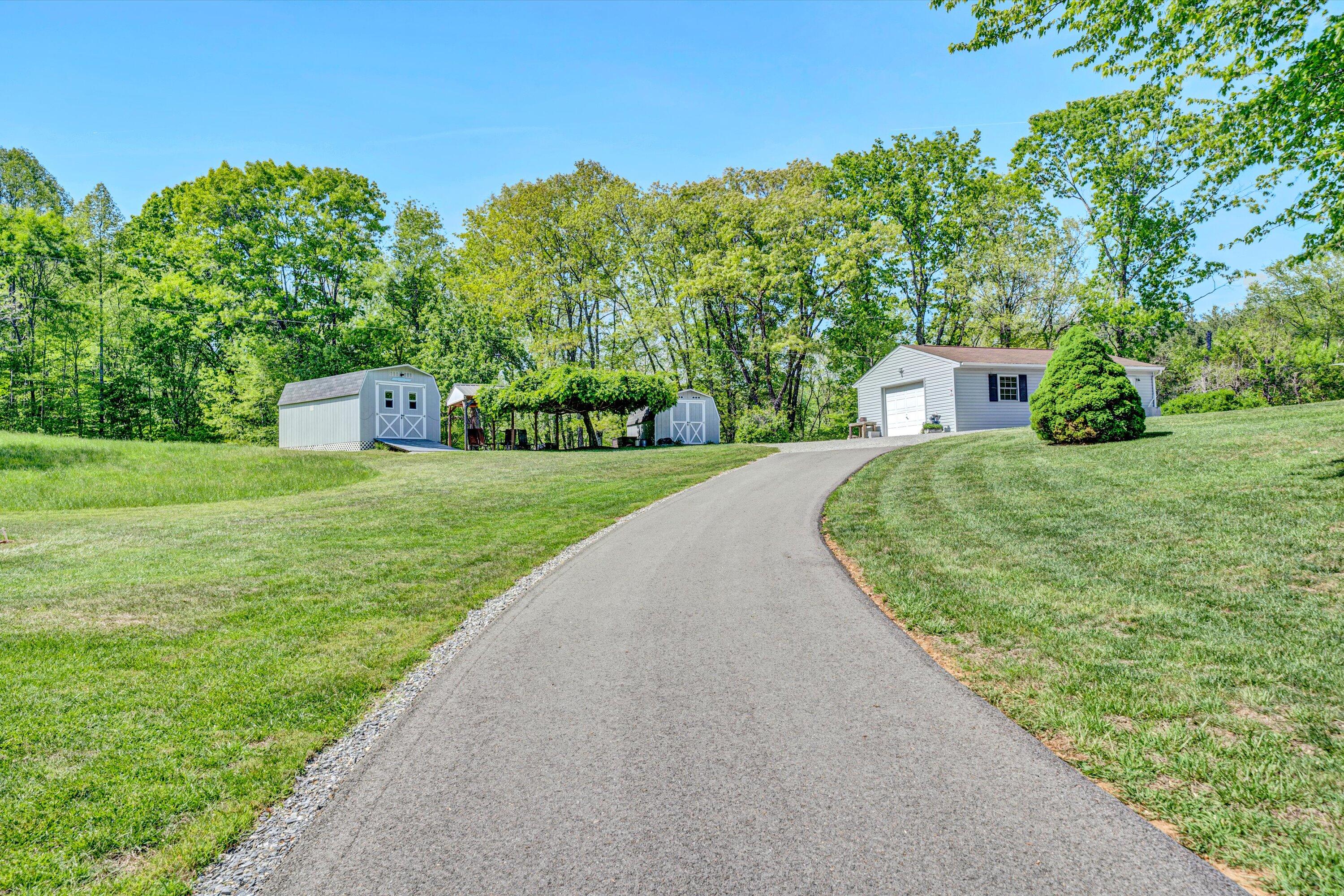 1033 Annie Bell Road Blue Ridge, VA 24064 - Photo 39 of 46 a view of a back yard