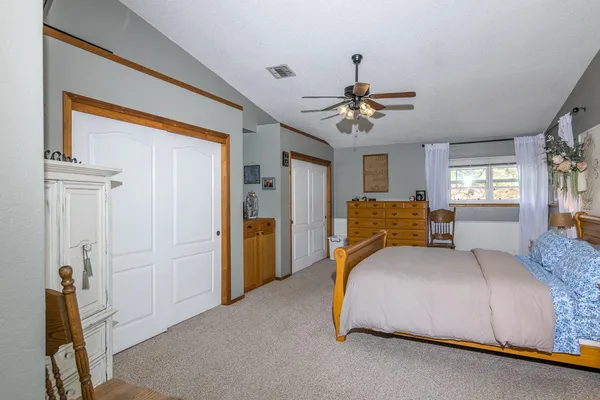 a room with furniture and a window