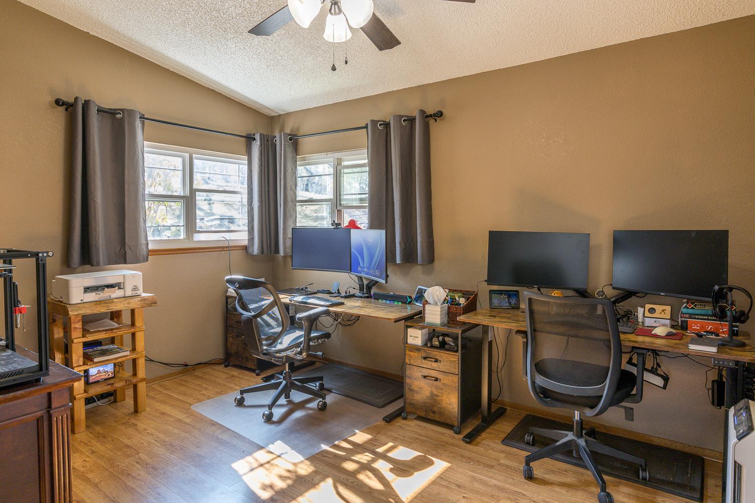 2155 El Faro Way La Grange, CA 95329 - Photo 35 of 52 a view of a workspace with furniture and a window