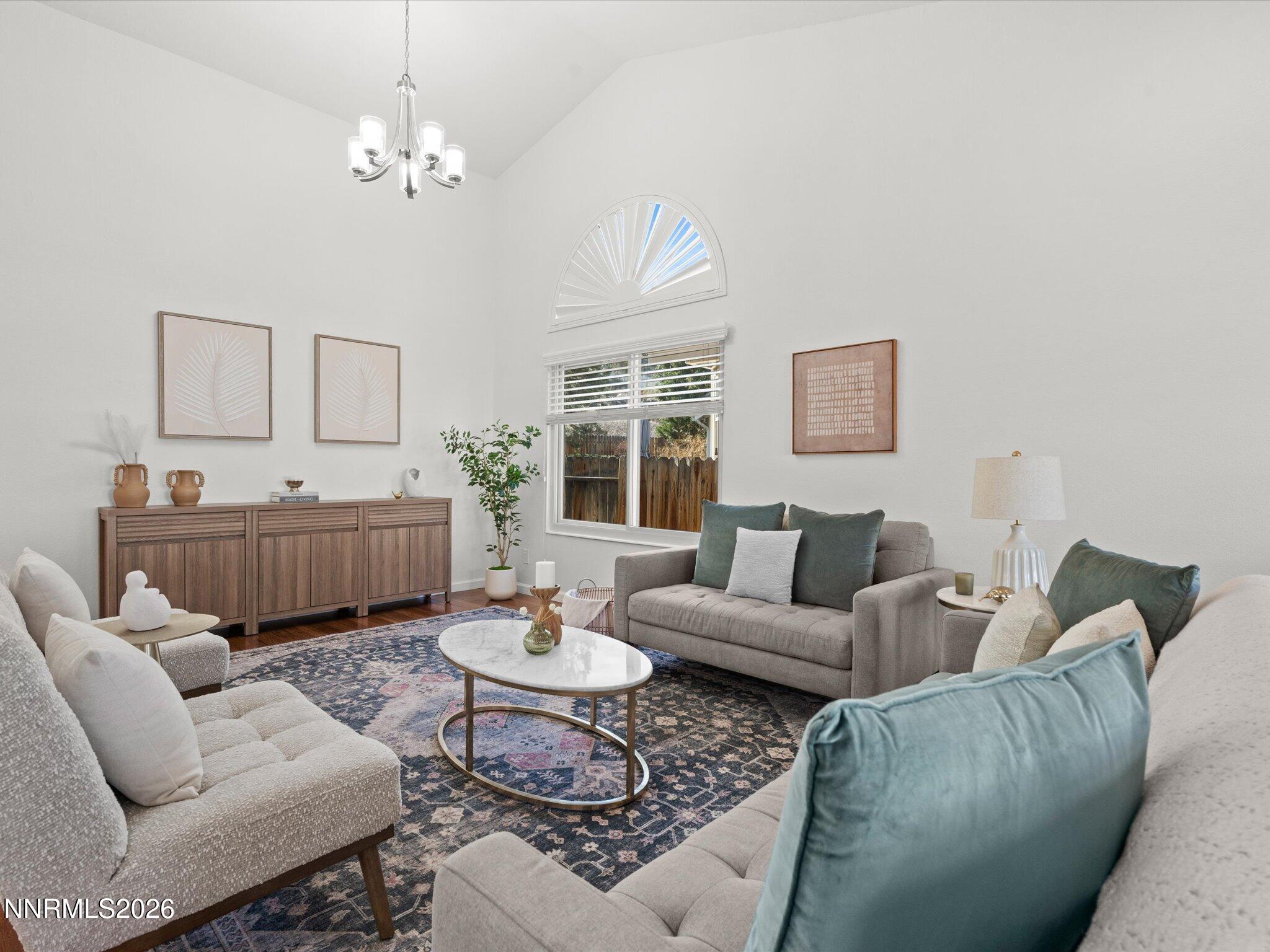 1588 Wheatgrass Drive Reno, NV 89509 - Photo 5 of 42 a living room with furniture or chandelier and a window