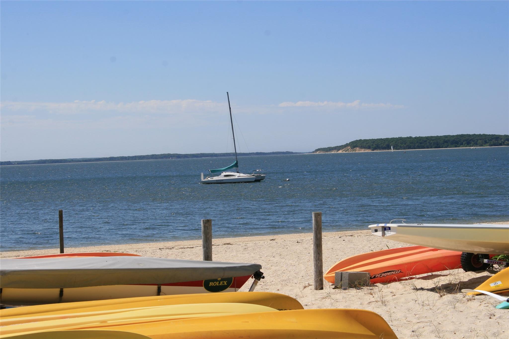 275 Hamilton Avenue Cutchogue, NY 11935 - Photo 10 of 17 a backyard of a house with lake view