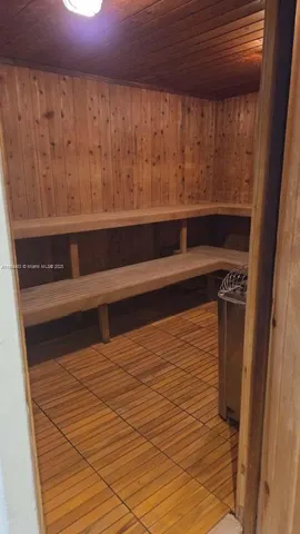 a close view of closet