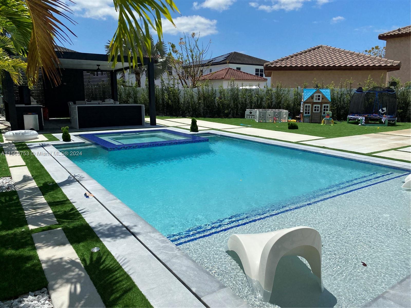 16976 Southwest 90th Terrace Miami, FL 33196 - Photo 82 of 90 a view of swimming pool with a backyard