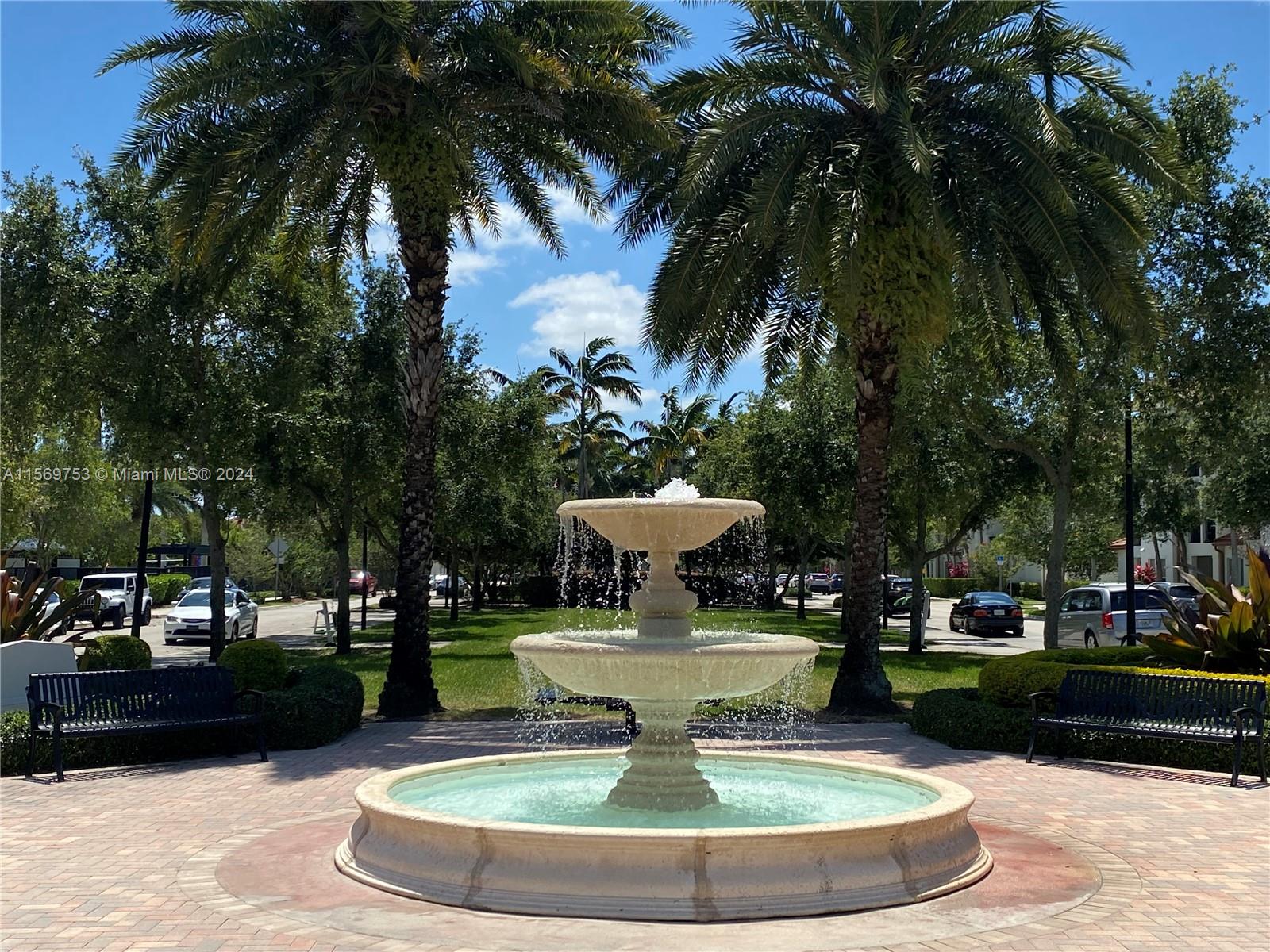 16976 Southwest 90th Terrace Miami, FL 33196 - Photo 86 of 90 a view of a fountain with a yard