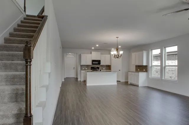 a view of an empty room