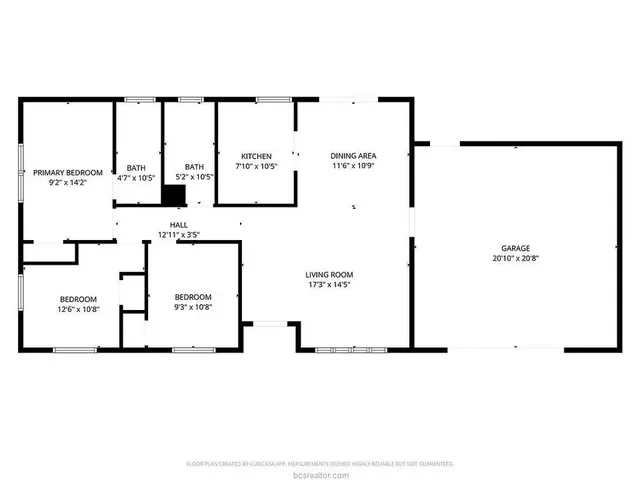 a picture of a floor plan