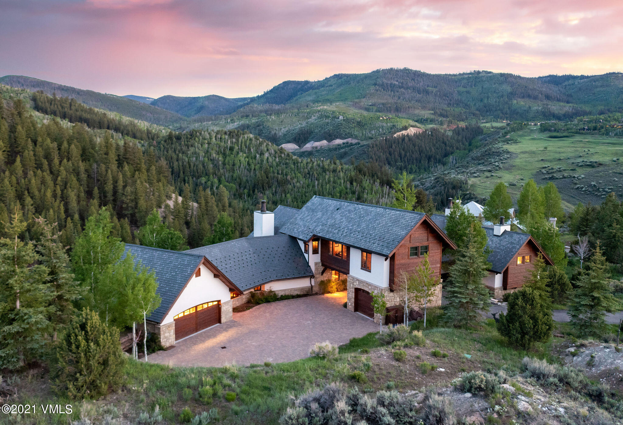 950 Cordillera Way Edwards, CO 81632 - Photo 21 of 26 an aerial view of a house with mountain view