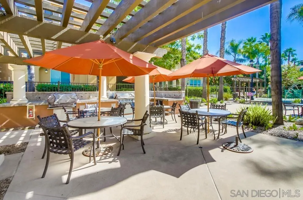 1859 Khaki Lane Chula Vista, CA 91913 - Photo 58 of 62 a view of a patio with a table and chairs under an umbrella