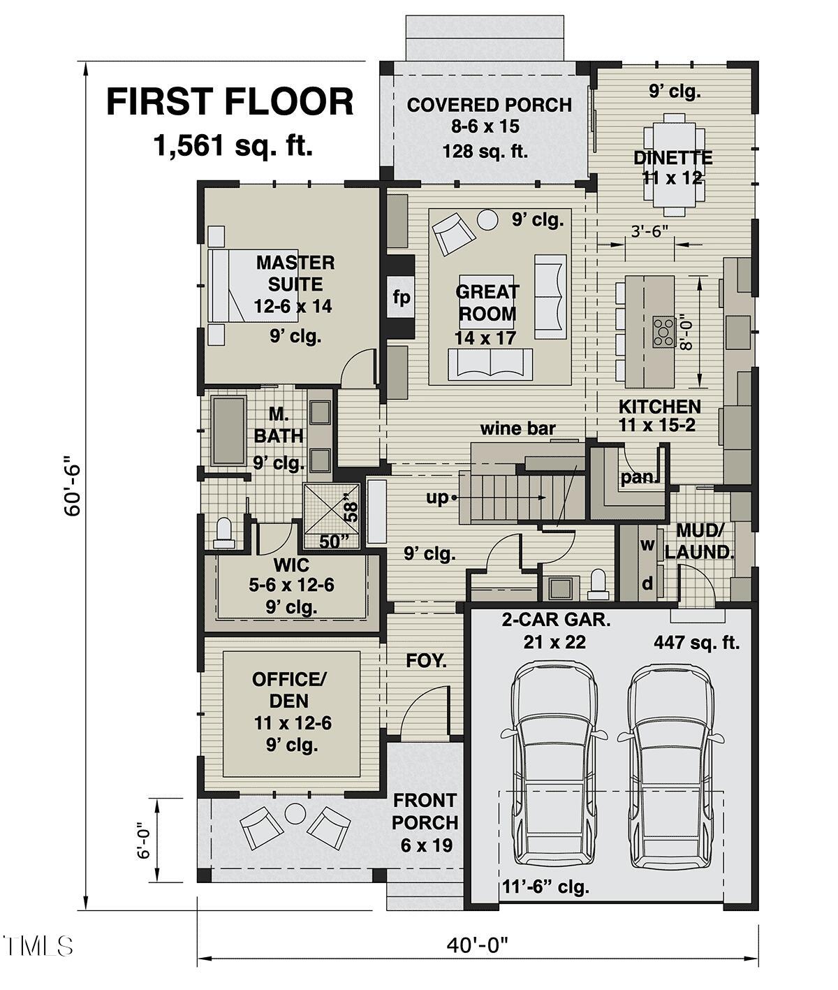 410 Latta Road Durham, NC 27712 - Photo 48 of 49 410 Latta - Lot 4 - Floor Plan