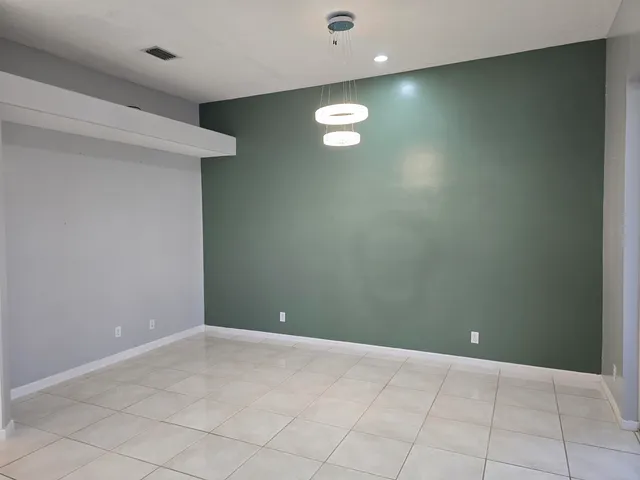 a view of an empty room