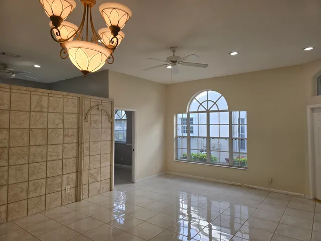 a view of an entryway with a window