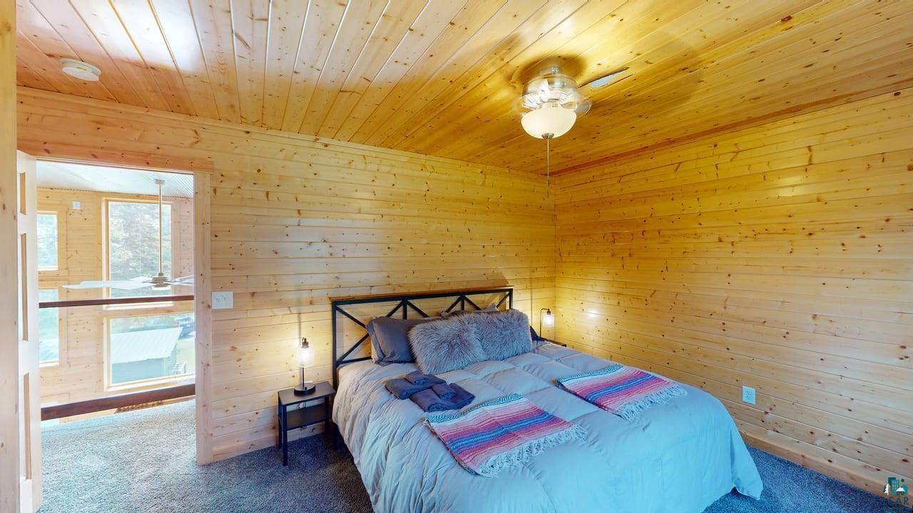 121 Ski Hill Road Lutsen, MN 55612 - Photo 35 of 47 Upper Level Guest Bedroom