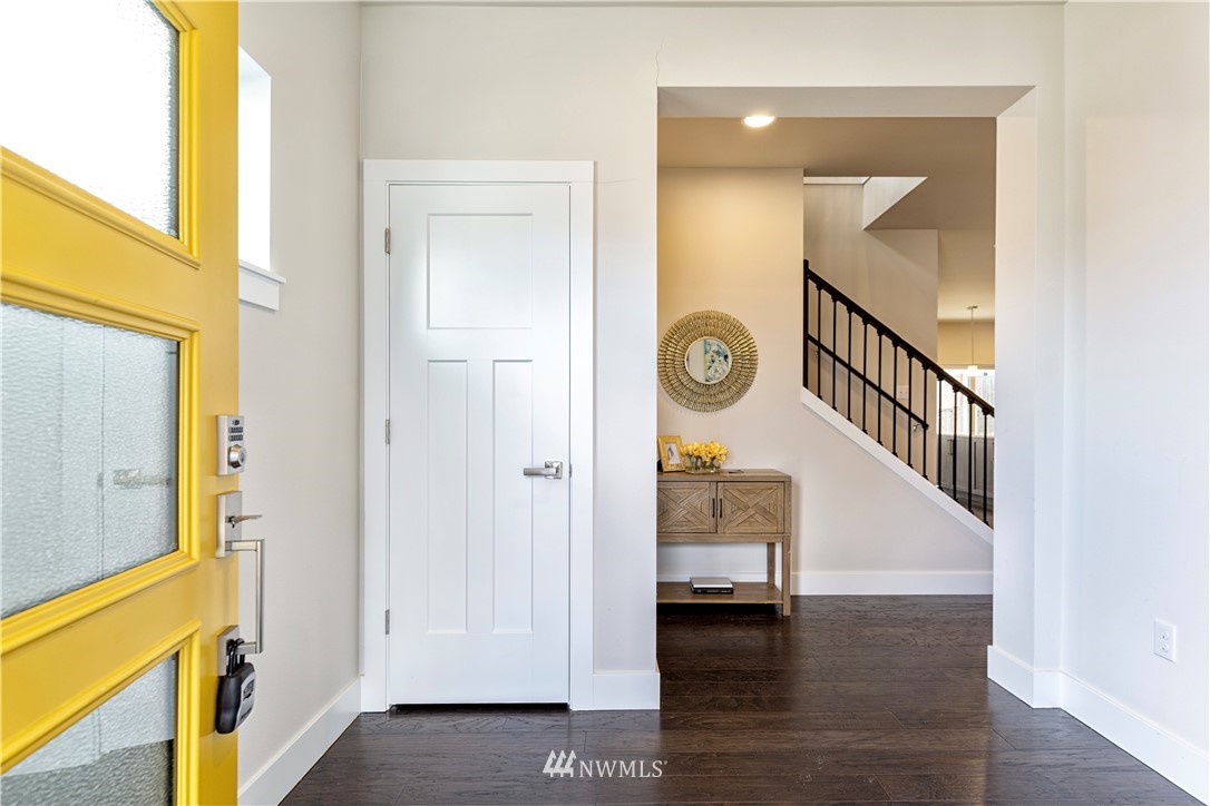 21325 43rd Drive Southeast Bothell, WA 98021 - Photo 4 of 32 a view of entryway and hall with wooden floor