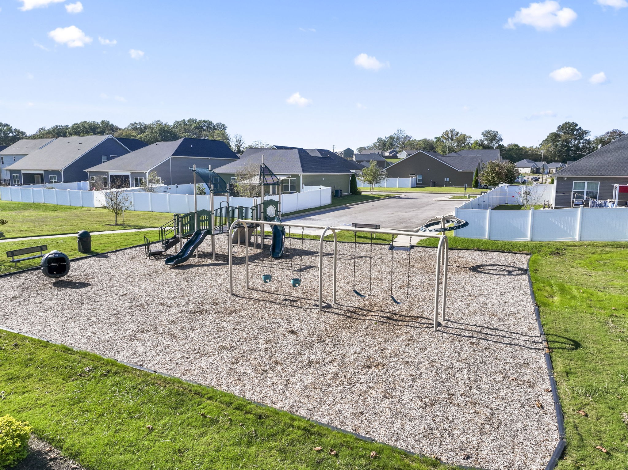 100 East Coker Way Spring Hill, TN 37174 - Photo 46 of 51 a view of a house with swimming pool and a yard