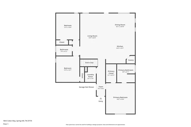 $519,000 | 100 East Coker Way, Spring Hill, TN 37174