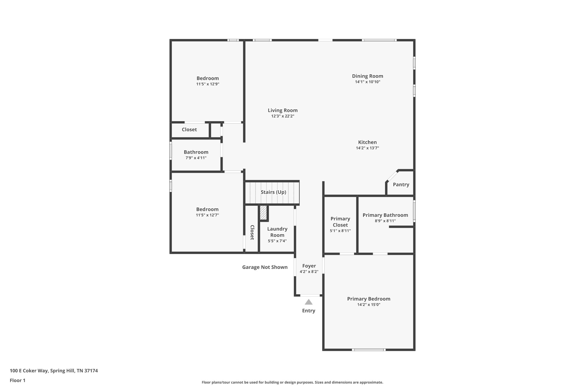 100 East Coker Way Spring Hill, TN 37174 - Photo 49 of 51 a picture of a floor plan