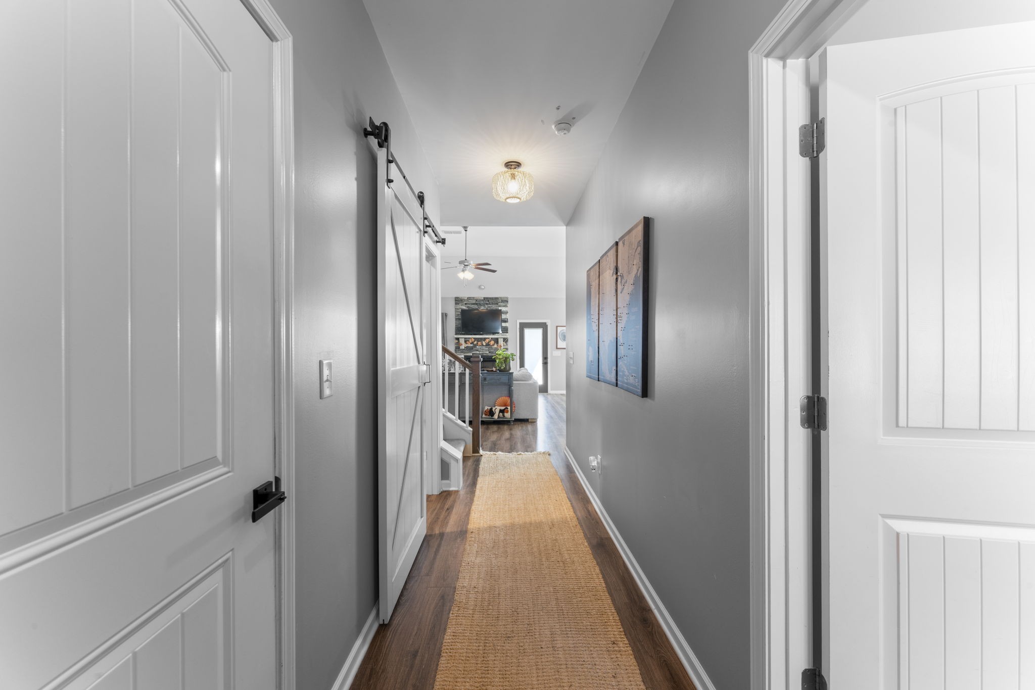 100 East Coker Way Spring Hill, TN 37174 - Photo 6 of 51 a view of hallway with closet and wooden floor