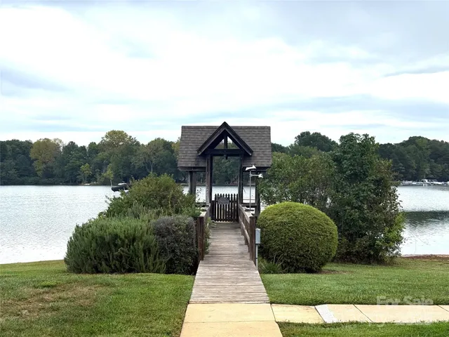 a house view with a garden space