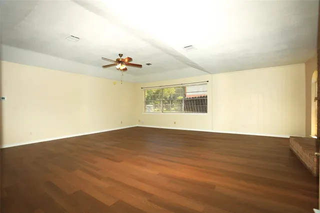 wooden floor in an empty room